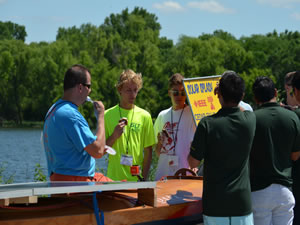 Students enjoy free ice cream every afternoon
