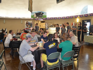 Lunch and awards at Hansen's Dairy